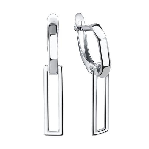 Серьги длинные TALANT,  серебро 925 проба (TALANT, Россия)