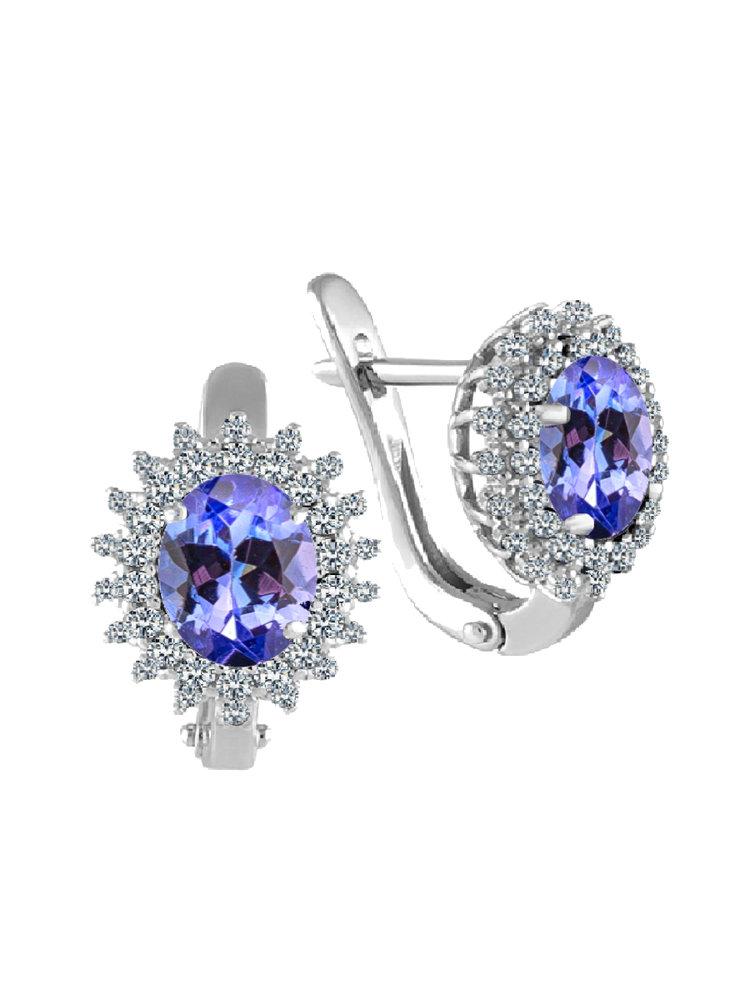 Серьги с английским замком СБ Золото,  серебро 925 проба (СБ Золото, Россия)