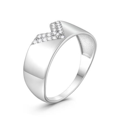 Кольцо декоративное Серебро России,  серебро 925 проба, вставка фианит (Серебро России, Россия)