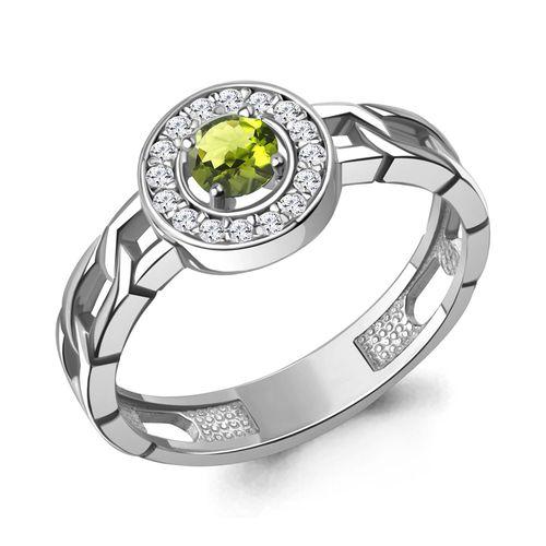Кольцо декоративное Aquamarine,  серебро 925 проба, вставка фианит (Aquamarine, Россия)