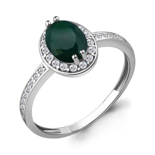 Кольцо декоративное Aquamarine,  серебро 925 проба, вставка фианит (Aquamarine, Россия)
