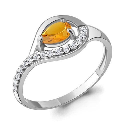 Кольцо декоративное Aquamarine,  серебро 925 проба, вставка фианит (Aquamarine, Россия)