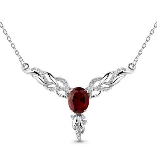 Колье Aquamarine,  серебро 925 проба, вставка фианит