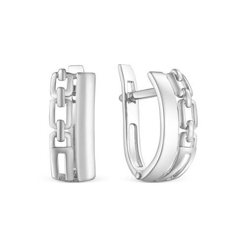 Серьги с английским замком Серебро России,  серебро 925 проба (Серебро России, Россия)