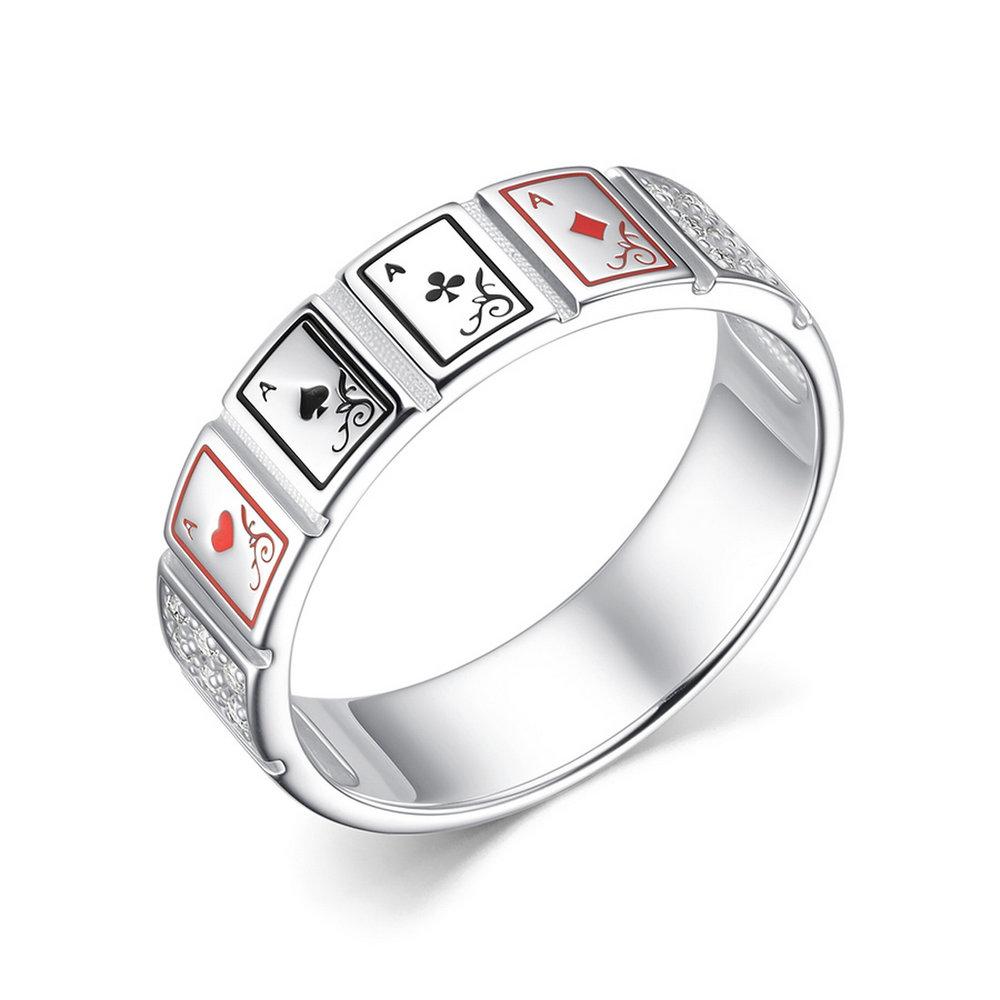 Кольцо декоративное,  серебро 925 проба, вставка фианит (Россия)