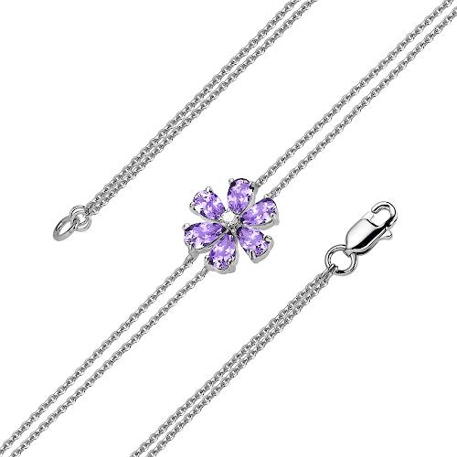 Браслет декоративный LUCKY DIAMOND, белое золото 585 проба, вставка бриллиант (LUCKY DIAMOND, Россия)