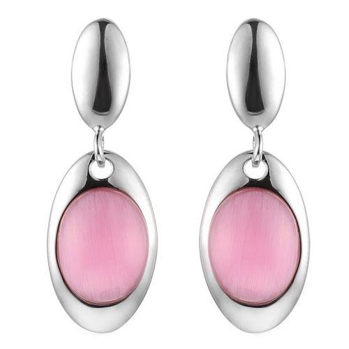 Серьги длинные Cloud7,  серебро 925 проба, вставка стекло (Cloud7, Россия)