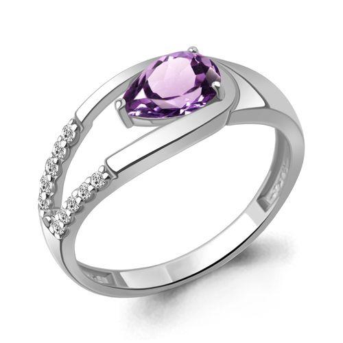 Кольцо декоративное Aquamarine,  серебро 925 проба, вставка фианит (Aquamarine, Россия)