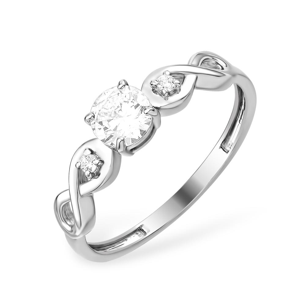 Кольцо помолвочное 7 Карат, белое серебро 925 проба, вставка фианит (7 Карат, Беларусь)