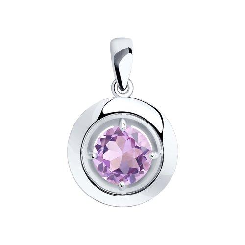 Подвеска декоративная Sokolov и Diamant,  серебро 925 проба, вставка аметист (Sokolov и Diamant, Россия)