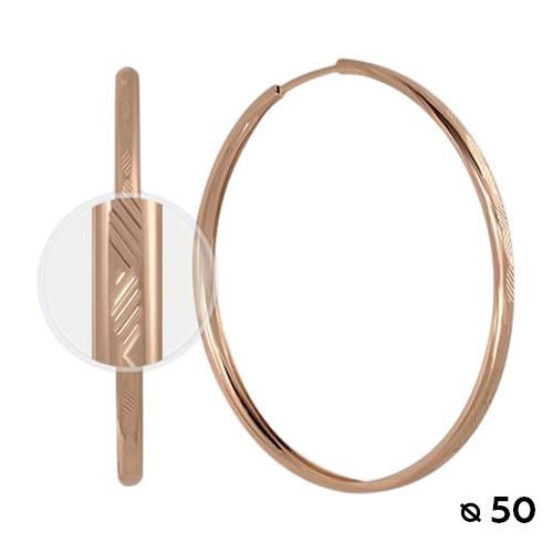 Серьги конго, красное золото 585 проба (Беларусь) — от 2663.99 руб. в сети магазинов 7 карат забронировать в магазине Серьги конго, красное золото 585 проба