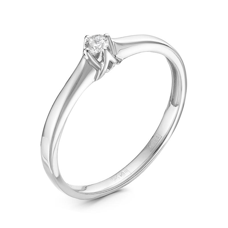 Кольцо помолвочное RoseGrace, белое золото 585 проба, вставка бриллиант (RoseGrace, Россия)