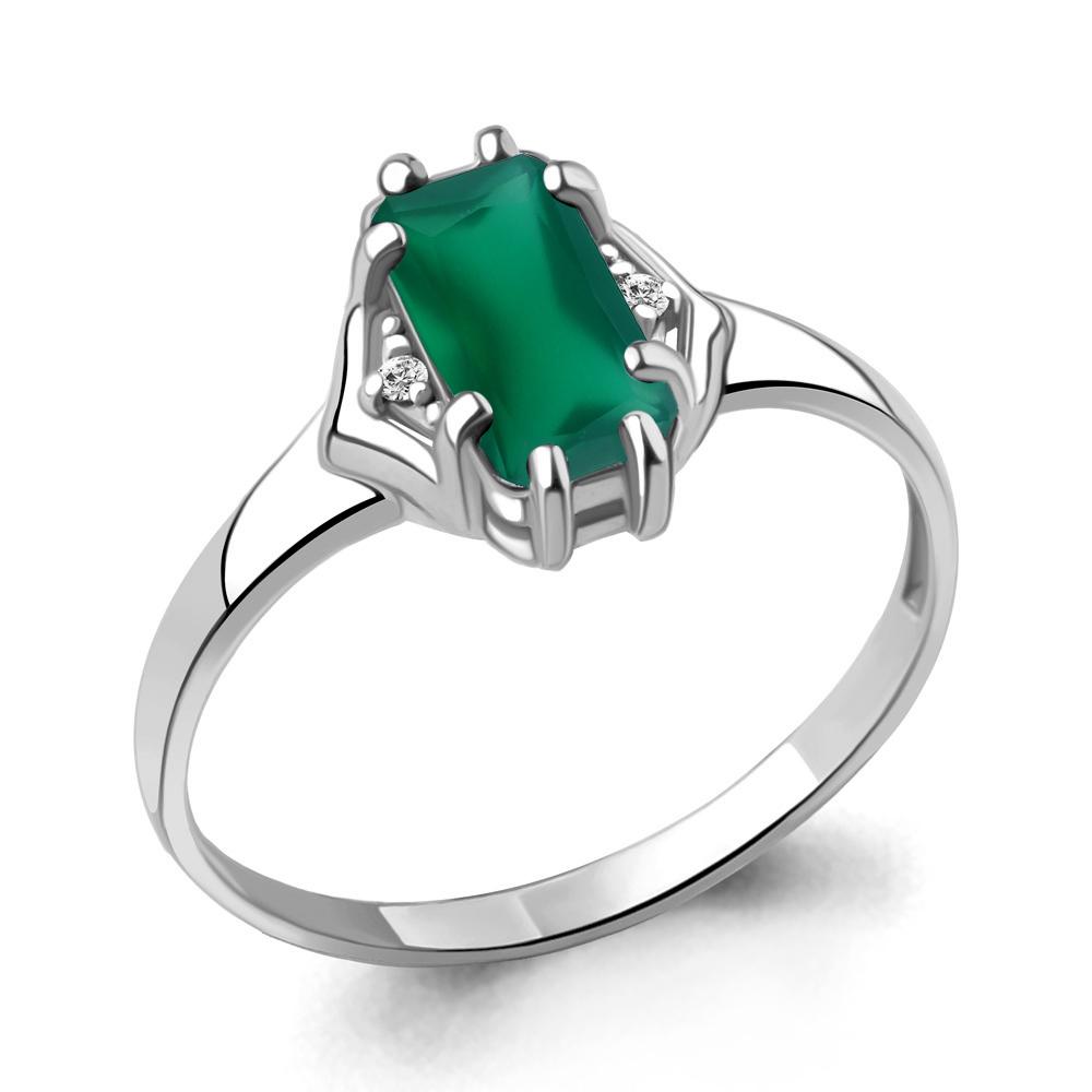 Кольцо декоративное Aquamarine,  серебро 925 проба, вставка фианит (Aquamarine, Россия)