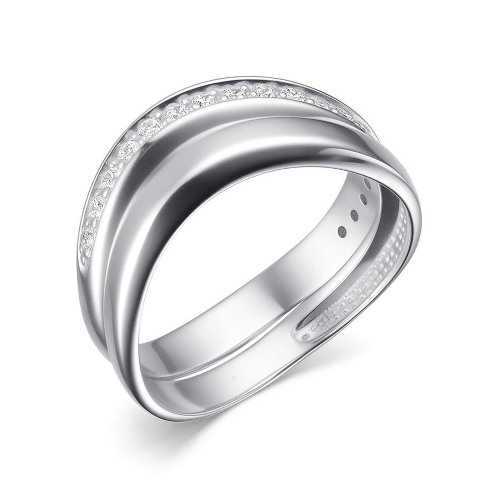 Кольцо декоративное,  серебро 925 проба, вставка фианит (Россия)