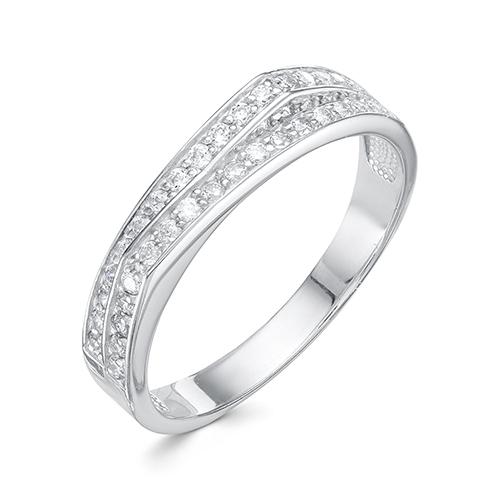 Кольцо декоративное Zlato,  серебро 925 проба, вставка фианит (Zlato, Россия)