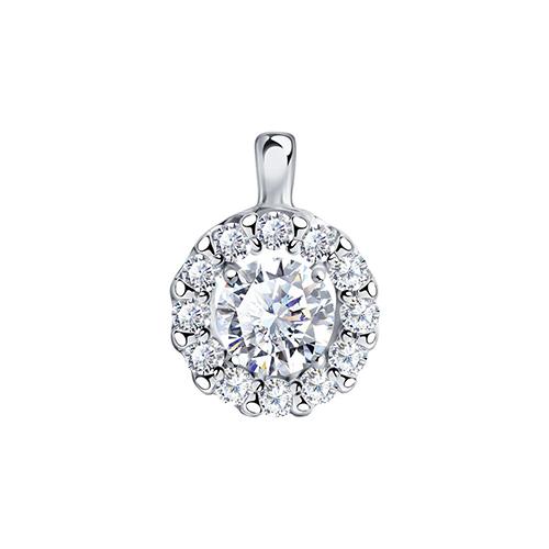 Подвеска декоративная Sokolov и Diamant,  серебро 925 проба, вставка фианит (Sokolov и Diamant, Россия)