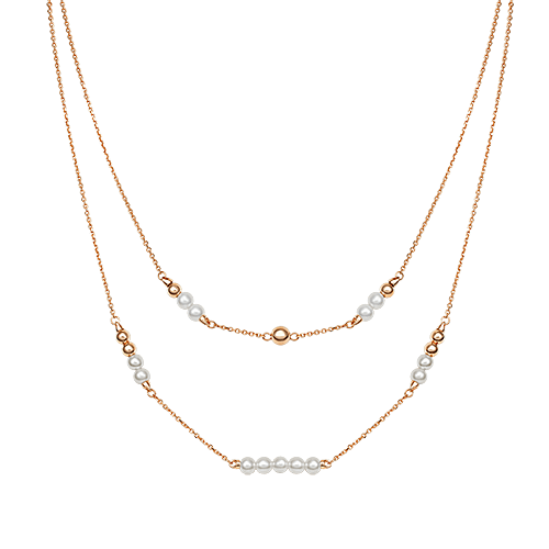 Колье Platina Jewellery, красное золото 585 проба