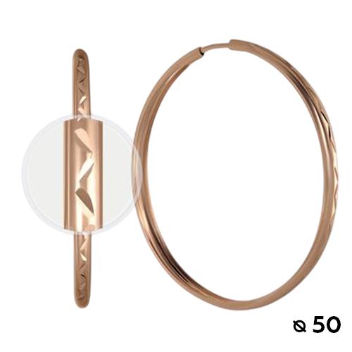 Серьги конго, красное золото 585 проба (Беларусь) — от 2745.78 руб. в сети магазинов 7 карат забронировать в магазине Серьги конго, красное золото 585 проба