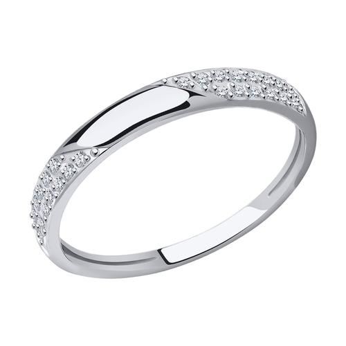Кольцо декоративное Sokolov и Diamant, белое золото 585 проба, вставка фианит (Sokolov и Diamant, Россия)