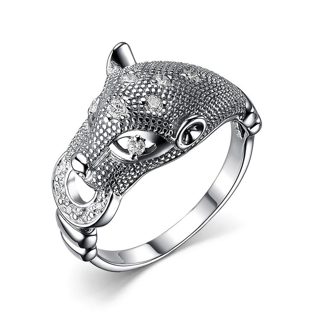 Кольцо декоративное,  серебро 925 проба, вставка фианит (Россия)