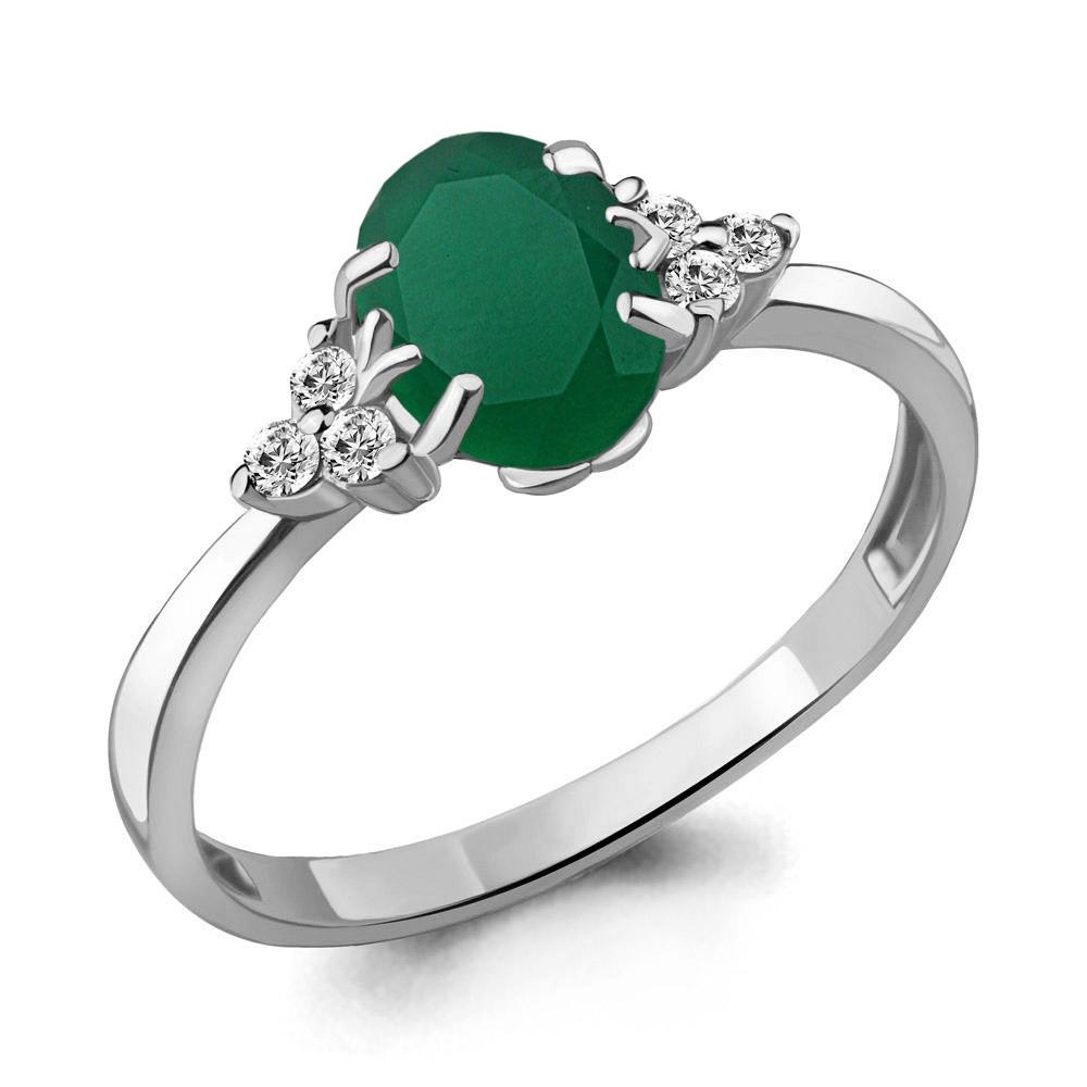 Кольцо декоративное Aquamarine,  серебро 925 проба, вставка фианит (Aquamarine, Россия)