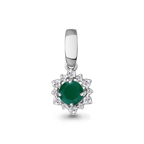 Подвеска декоративная Aquamarine,  серебро 925 проба, вставка фианит (Aquamarine, Россия)