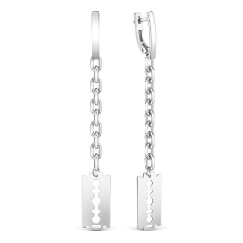 Серьги длинные Серебро России,  серебро 925 проба (Серебро России, Россия)