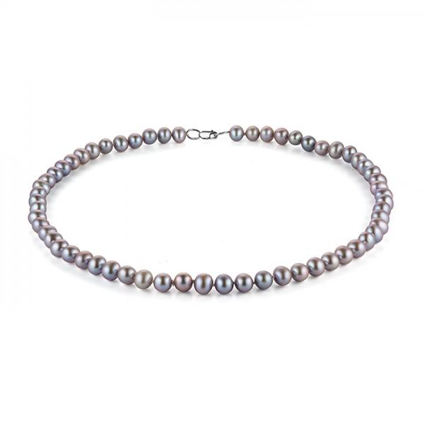 Бусы DE FLEUR,  серебро 925 проба, вставка жемчуг