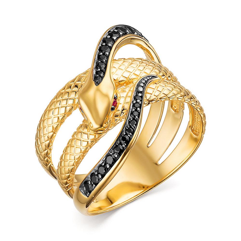 Кольцо декоративное,  серебро 925 проба, вставка рубин