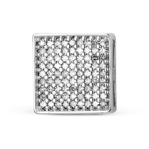 Подвеска декоративная LUCKY DIAMOND, белое золото 585 проба, вставка бриллиант (LUCKY DIAMOND, Россия)