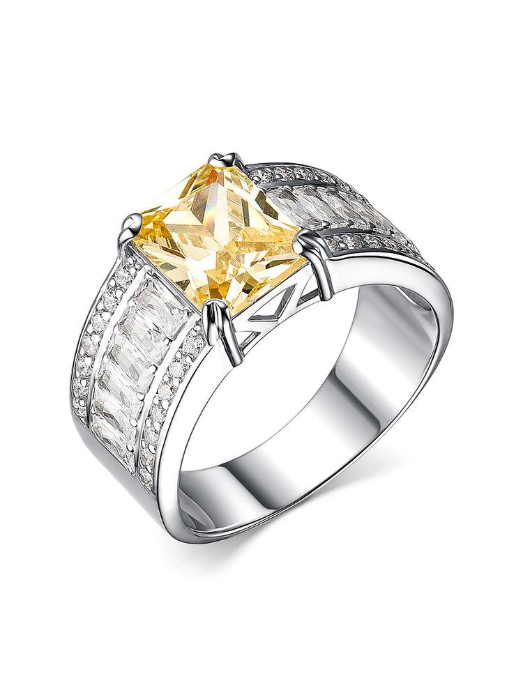 Кольцо декоративное,  серебро 925 проба, вставка фианит (Россия)