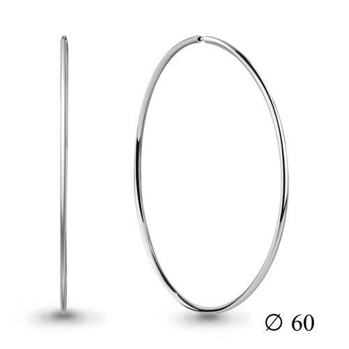 Серьги конго Aquamarine,  серебро 925 проба (Aquamarine, Россия)