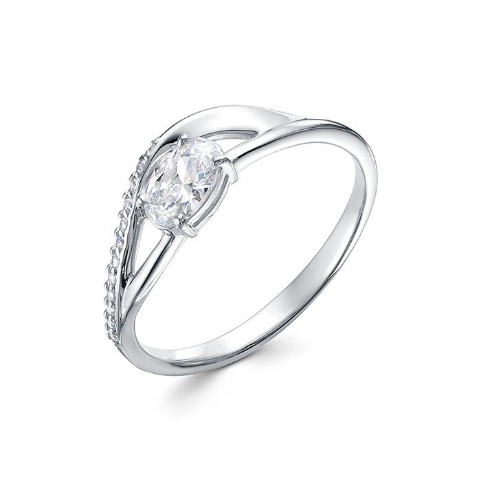 Кольцо декоративное Zlato,  серебро 925 проба, вставка фианит (Zlato, Россия)