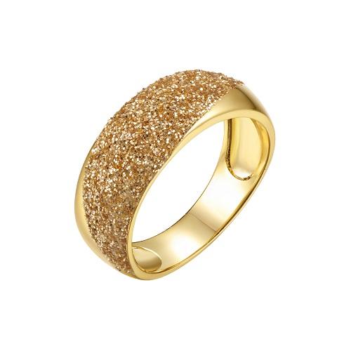 Кольцо декоративное Fresh Jewellery, желтое серебро 925 проба, вставка глиттер (Fresh Jewellery, Россия)