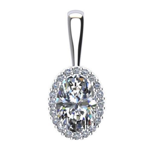 Подвеска декоративная,  серебро 925 проба, вставка фианит (Россия)