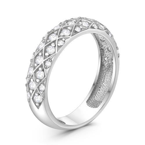 Кольцо декоративное Серебро России,  серебро 925 проба, вставка фианит