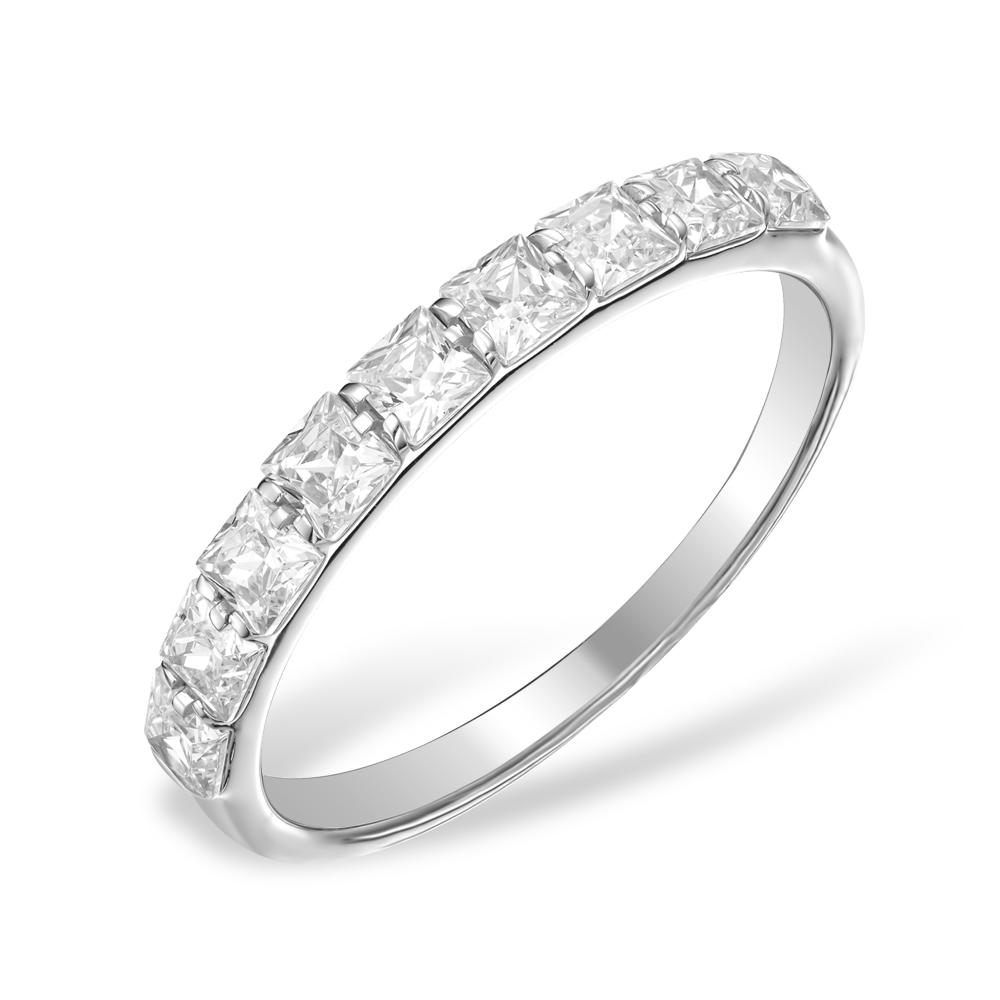 Кольцо дорожка 7 Карат, белое серебро 925 проба, вставка фианит (7 Карат, Беларусь)