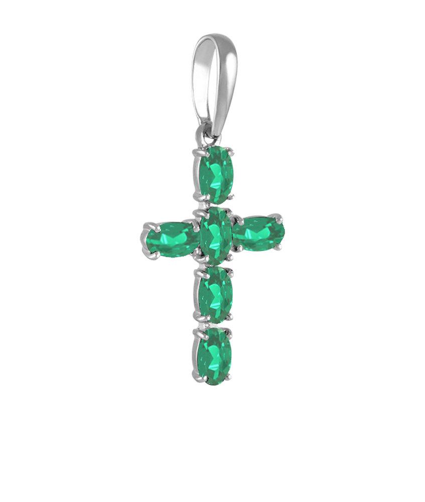 Подвеска крест декоративный,  серебро 925 проба (Россия)