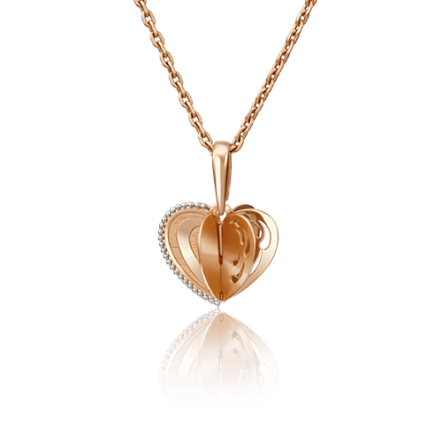 Подвеска декоративная Platina Jewellery, красное золото 585 проба