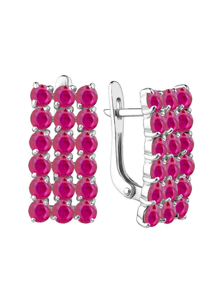 Серьги с английским замком СБ Золото,  серебро 925 проба (СБ Золото, Россия)