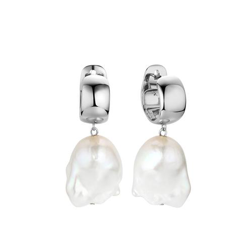 Серьги длинные Fresh Jewellery,  серебро 925 проба, вставка жемчуг (Fresh Jewellery, Россия)