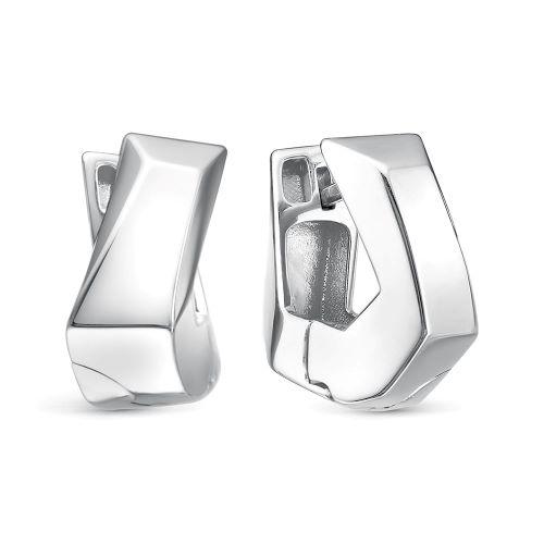 Серьги с английским замком Berger,  серебро 925 проба (Berger, Россия)