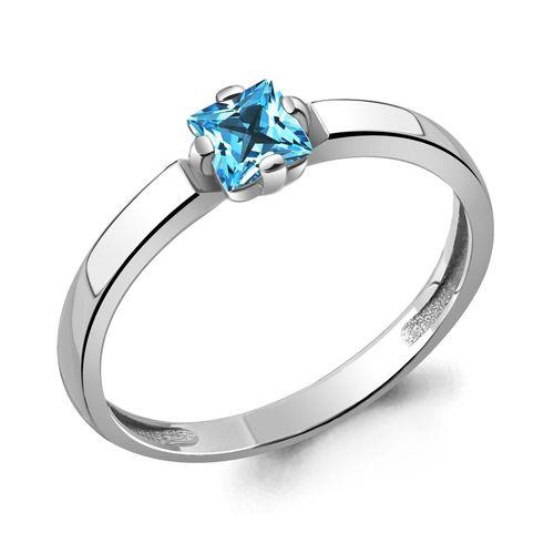 Кольцо декоративное Aquamarine,  серебро 925 проба, вставка топаз (Aquamarine, Россия)