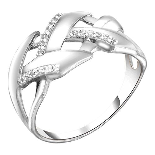 Кольцо декоративное BIRYUZA,  серебро 925 проба, вставка цирконий (BIRYUZA, Россия)
