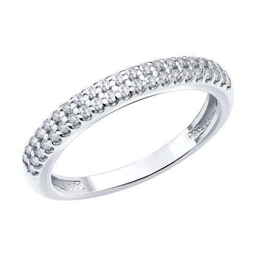 Кольцо декоративное SOKOLOV,  серебро 925 проба, вставка фианит (SOKOLOV, Россия)