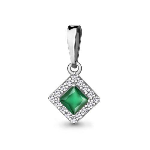 Подвеска декоративная Aquamarine,  серебро 925 проба, вставка фианит (Aquamarine, Россия)
