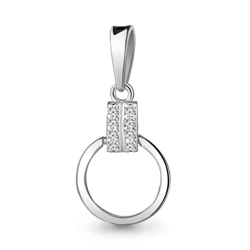 Подвеска декоративная Aquamarine,  серебро 925 проба, вставка фианит (Aquamarine, Россия)