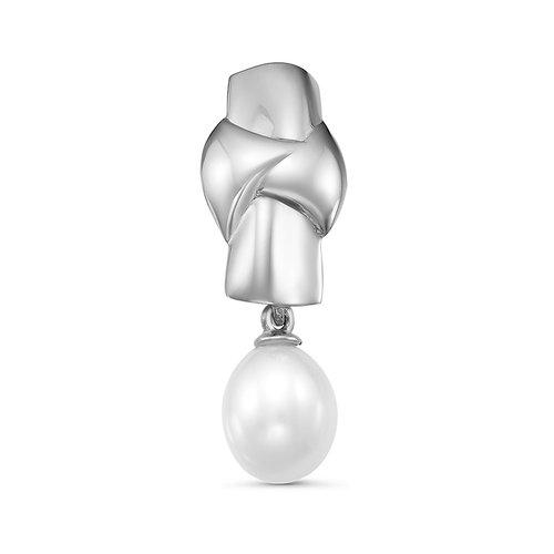Подвеска декоративная DELTA,  серебро 925 проба, вставка жемчуг (DELTA, Россия)