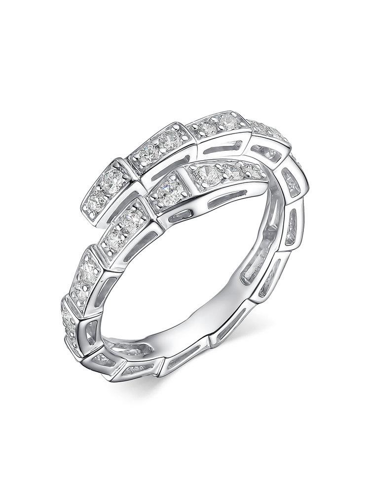 Кольцо декоративное,  серебро 925 проба, вставка фианит (Россия)