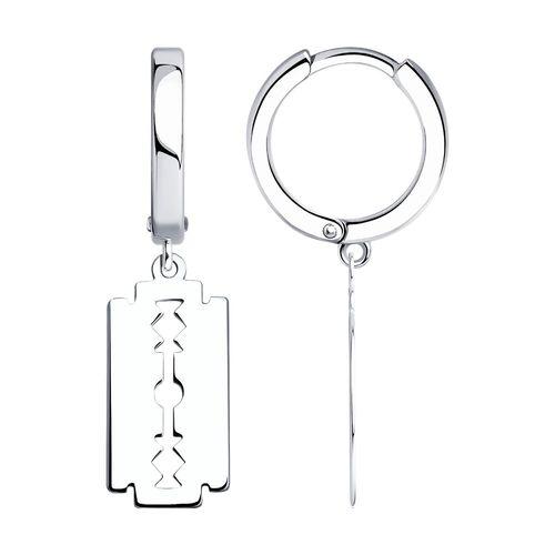 Серьги длинные SOKOLOV,  серебро 925 проба (SOKOLOV, Россия)